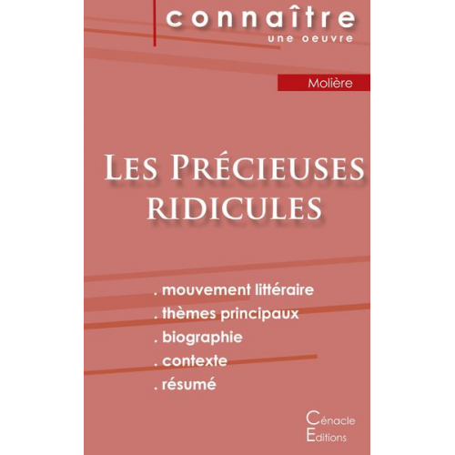 Molière - Fiche de lecture Les Précieuses ridicules de Molière (Analyse littéraire de référence et résumé complet)