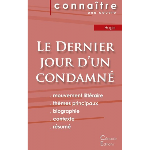 Victor Hugo - Fiche de lecture Le Dernier jour d'un condamné de Victor Hugo (Analyse littéraire de référence et résumé complet)