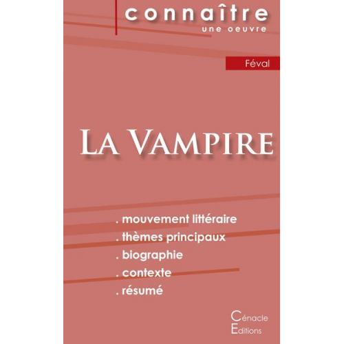 Paul Feval - Fiche de lecture La Vampire de Paul Féval (Analyse littéraire de référence et résumé complet)