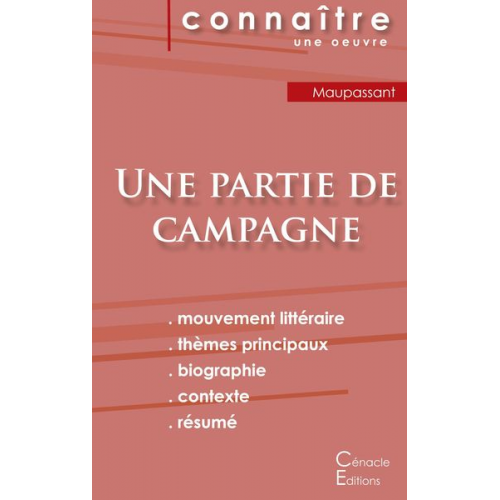 Guy de Maupassant - Fiche de lecture Une partie de campagne de Guy de Maupassant (Analyse littéraire de référence et résumé complet)