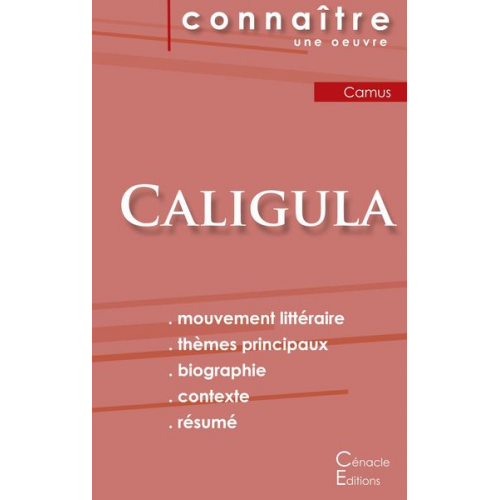 Albert Camus - Fiche de lecture Caligula de Albert Camus (Analyse littéraire de référence et résumé complet)