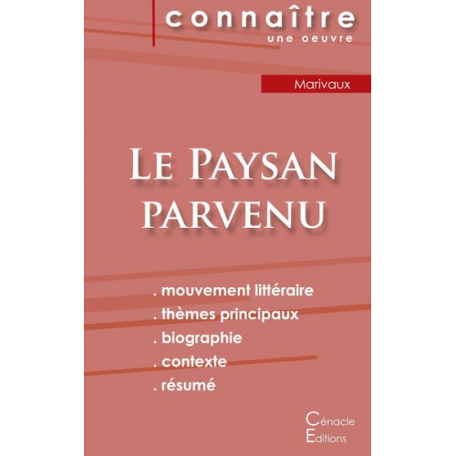 Marivaux - Fiche de lecture Le Paysan parvenu (Analyse littéraire de référence et résumé complet)