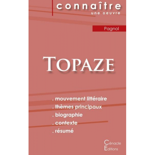 Marcel Pagnol - Fiche de lecture Topaze (Analyse littéraire de référence et résumé complet)