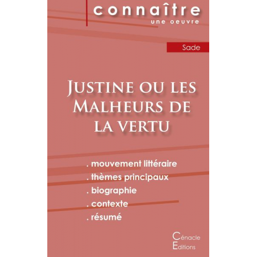 Sade - Fiche de lecture Justine ou les Malheurs de la vertu (Analyse littéraire de référence et résumé complet)