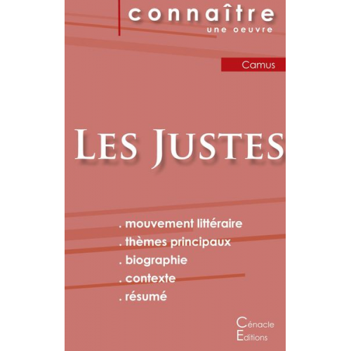 Albert Camus - Fiche de lecture Les Justes (Analyse littéraire de référence et résumé complet)