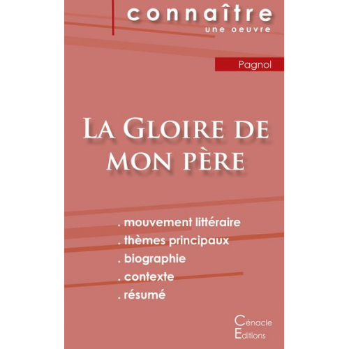 Marcel Pagnol - Fiche de lecture La Gloire de mon père de Marcel Pagnol (Analyse littéraire de référence et résumé complet)