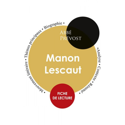 Abbé Prévost - Fiche de lecture Manon Lescaut (Étude intégrale)