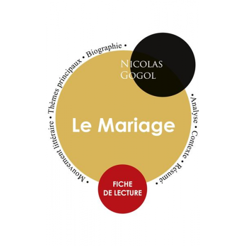 Nicolas Gogol - Fiche de lecture Le Mariage (Étude intégrale)