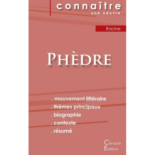 Jean Racine - Fiche de lecture Phèdre de Jean Racine (Analyse littéraire de référence et résumé complet)