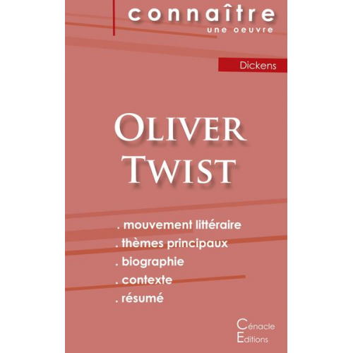 Charles Dickens - Fiche de lecture Oliver Twist de Charles Dickens (Analyse littéraire de référence et résumé complet)