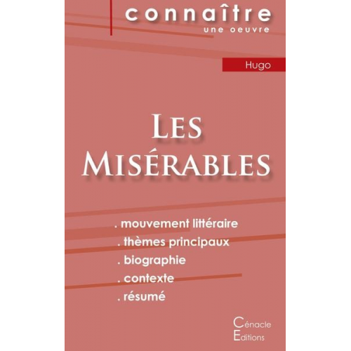 Victor Hugo - Fiche de lecture Les Misérables de Victor Hugo (analyse littéraire de référence et résumé complet)