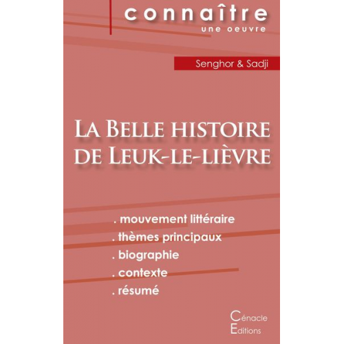 Léopold Sédar Senghor - Fiche de lecture La Belle histoire de Leuk-le-lièvre de Léopold Sédar Senghor (analyse littéraire de référence et résumé complet)