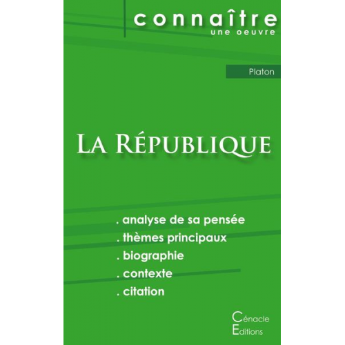 Platon - Fiche de lecture La République de Platon (analyse littéraire de référence et résumé complet)