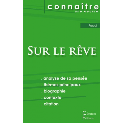 Sigmund Freud - Fiche de lecture Sur le rêve de Freud (analyse littéraire de référence et résumé complet)