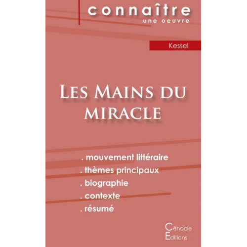 Joseph Kessel - Fiche de lecture Les Mains du miracle de Joseph Kessel (analyse littéraire de référence et résumé complet)