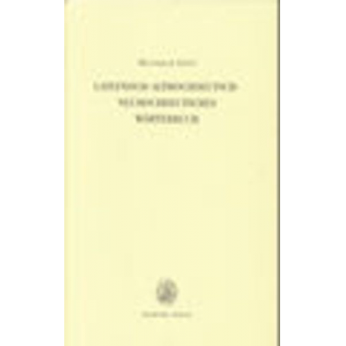 Heinrich Götz - Althochdeutsches Wörterbuch. Lateinisch-althochdeutsch-neuhochdeutsches Wörterbuch