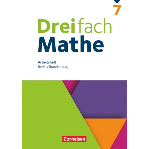 Dreifach Mathe 7. Schuljahr - Berlin und Brandenburg - Arbeitsheft mit Lösungen