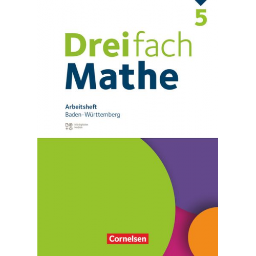 Christina Tippel Mesut Yurt Hanno Wieczorek - Dreifach Mathe 5. Schuljahr. Baden-Württemberg - Arbeitsheft mit Medien und Lösungen