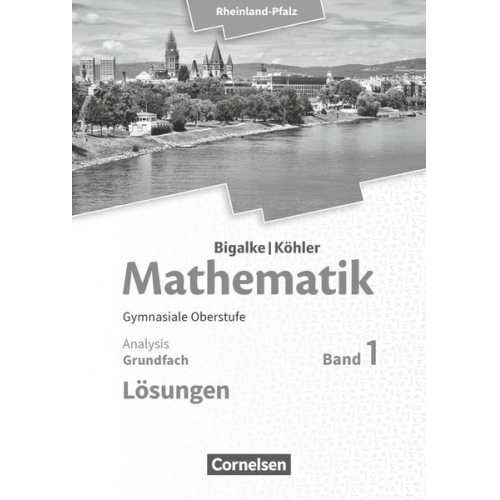 Horst Kuschnerow Gabriele Ledworuski Norbert Köhler Anton Bigalke Jürgen Wolff - Mathematik Sekundarstufe II - Rheinland-Pfalz. Grundfach Band 1 - Analysis. Lösungen zum Schülerbuch