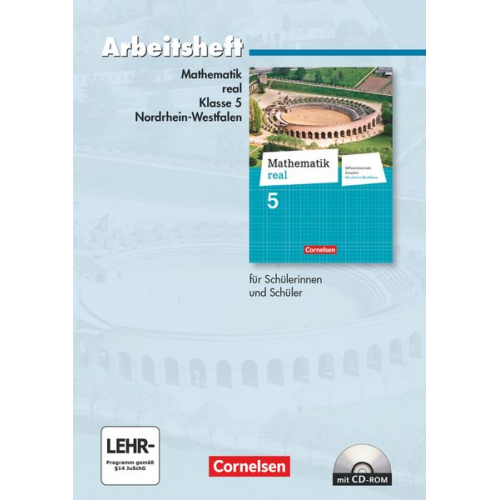 Rainer Zillgens Hans-Helmut Paffen Barbara Oster Reinhold Koullen Jeannine Heinrichs - Mathematik real 5. Schuljahr. Arbeitsheft mit eingelegten Lösungen und CD-ROM. Realschule Nordrhein-Westfalen