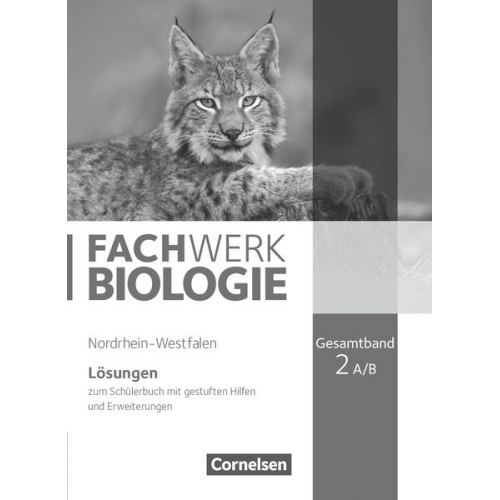 Matthias Ritter Udo Hampl Peter Pondorf Ingmar Stelzig Josef Johannes Zitzmann - Fachwerk Biologie Ges. Lös. NRW