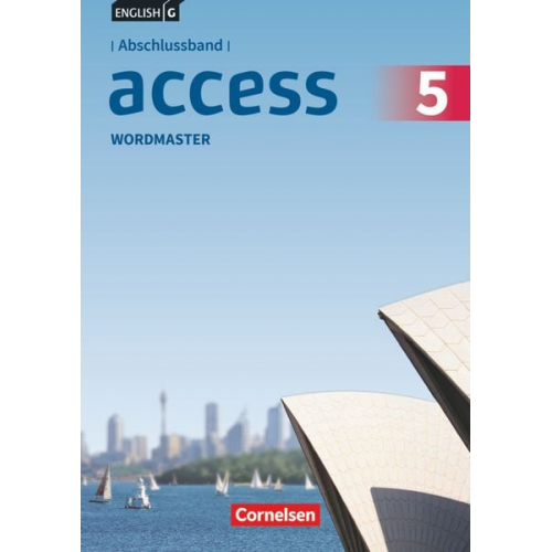 English G Access Abschlussband 5: 9. Schuljahr - Allgemeine Ausgabe - Wordmaster mit Lösungen