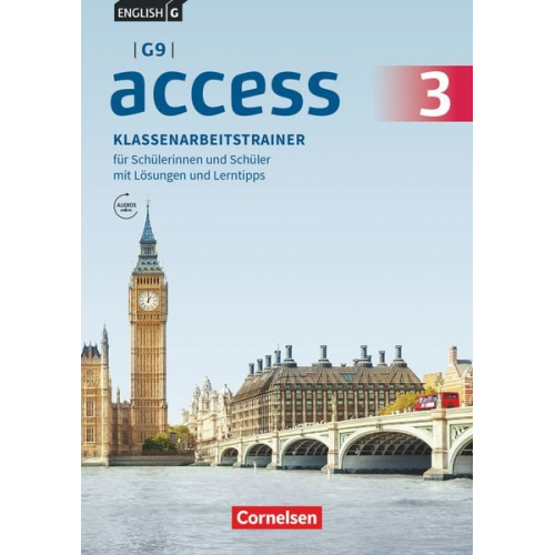 English G Access - G9 - Band 3: 7. Schuljahr - Klassenarbeitstrainer mit Audios und Lösungen online