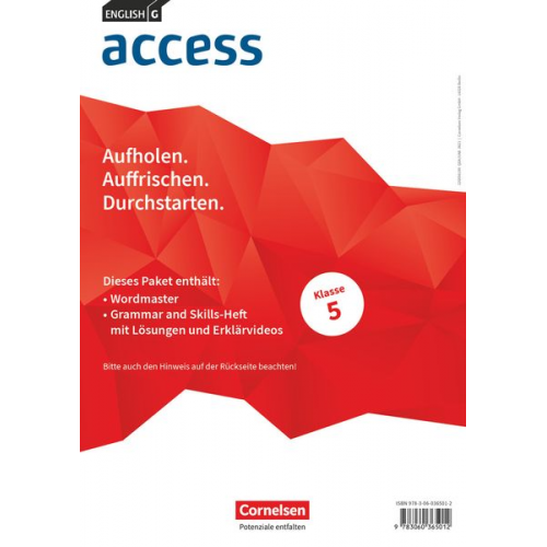 English G Access Band 1: 5. Schuljahr - Wordmaster und Grammar and Skills (Im Paket)