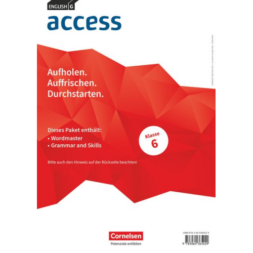 English G Access Band 2: 6. Schuljahr - Wordmaster und Grammar and Skills (Im Paket)