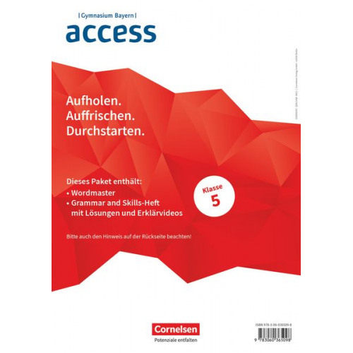 Access 5. Jahrgangsstufe. Bayern - Wordmaster und Grammar and Skills (Im Paket)