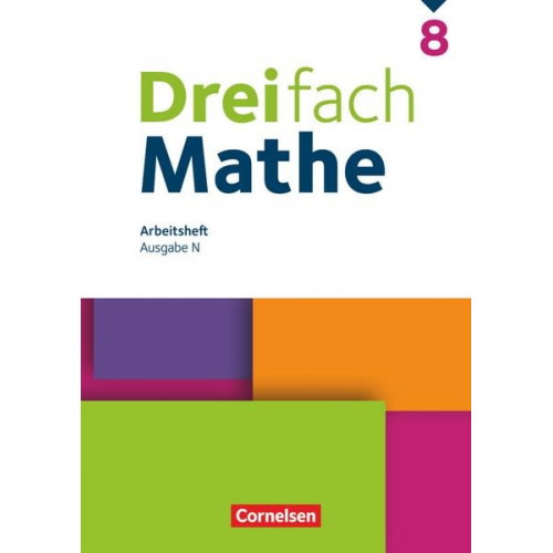 Dreifach Mathe 8. Schuljahr - Arbeitsheft mit Lösungen