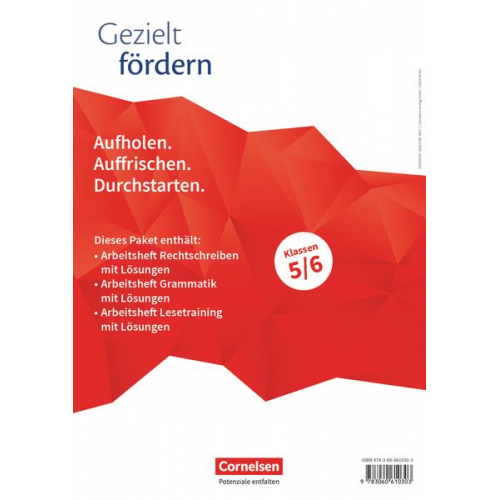 Gezielt fördern 5./6. Schuljahr. Lern- und Übungshefte Deutsch - Thematische Arbeitshefte (Im Paket)