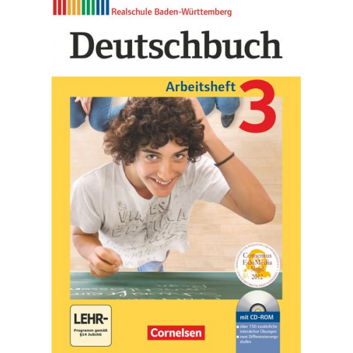 Agnes Fulde Christian Weissenburger Andreas Glas Dorothea Fogt - Deutschbuch 03: 7. Schuljahr. Arbeitsheft mit Lösungen und Übungs-CD-ROM. Realschule Baden-Württemberg