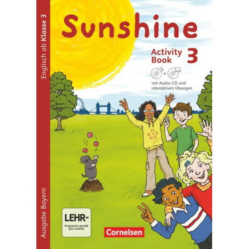 Tanja Beattie Stefanie Keller Nadine Kerler Caroline Schröder - Sunshine 3. Jahrgangsstufe - Bayern - Activity Book mit interaktiven Übungen