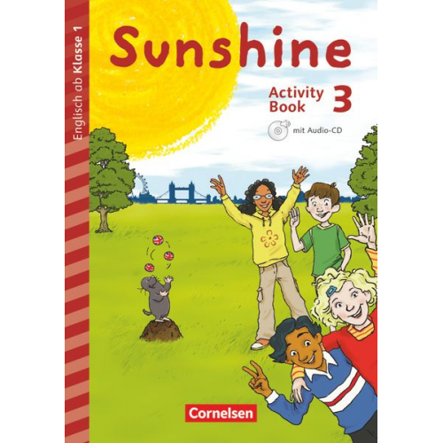 Caroline Schröder Stefanie Keller Tanja Beattie Nadine Kerler Daniela Röbers - Sunshine - Early Start Edition 3. Schuljahr - Nordrhein-Westfalen - Activity Book mit Audio-CD, Minibildkarten und Faltbox