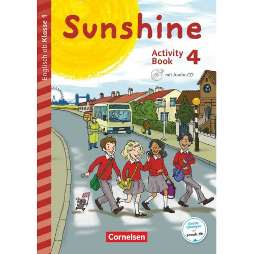 Caroline Schröder Stefanie Keller Tanja Beattie Nadine Kerler Daniela Röbers - Sunshine - Early Start Edition 4. Schuljahr - Neubearbeitung und Nordrhein-Westfalen - Activity Book mit Audio-CD, Minibildkarten und Faltbox