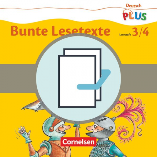 Martina Schramm - Deutsch plus - Grundschule - Bunte Lesetexte - Arbeitshefte Stufe 3 und 4 im Paket