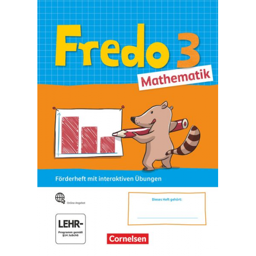 Fredo Mathematik 3. Schuljahr. Ausgabe A - Förderheft mit interaktiven Übungen online