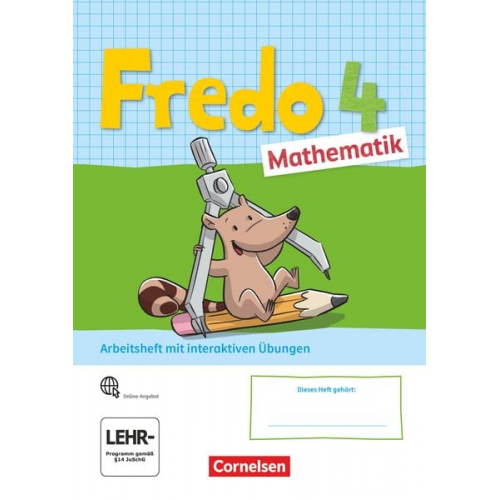 Fredo Mathematik 4. Schuljahr. Ausgabe A - Arbeitsheft mit interaktiven Übungen online