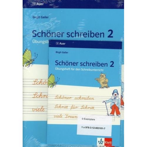 Ursula Gailer - Schöner schreiben Schritt für Schritt, viele Freunde helfen mit. inkl. Übungsheft, 2. Jahrgangsstufe - Lateinische Ausgangsschrift