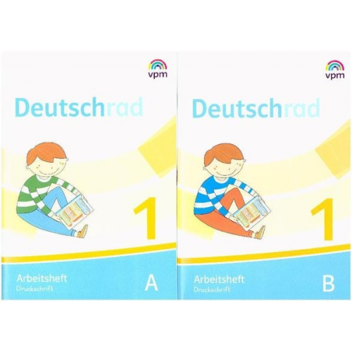 Deutschrad 1. Arbeitsheft und Buchstabenheft Druckschrift (Paket). Klasse 1