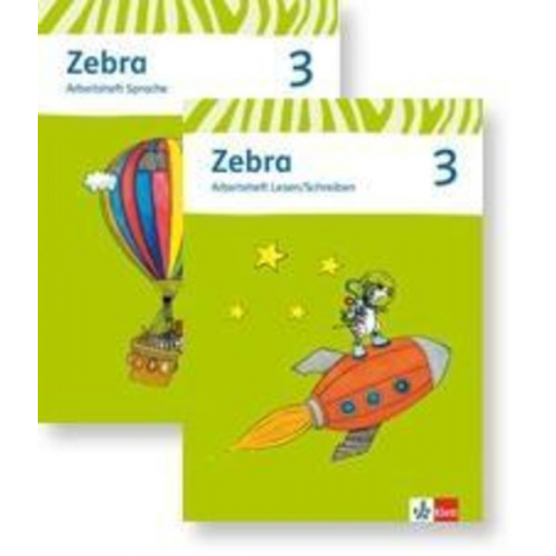 Zebra. Neubearbeitung. Paket (Arbeitsheft Sprache und Arbeitsheft Lesen und Schreiben) 3. Schuljahr