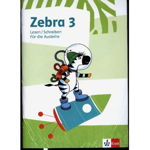 Zebra 3. Paket: Heft Lesen/Schreiben ausleihfähig und Heft Sprache ausleihfähig Klasse 3