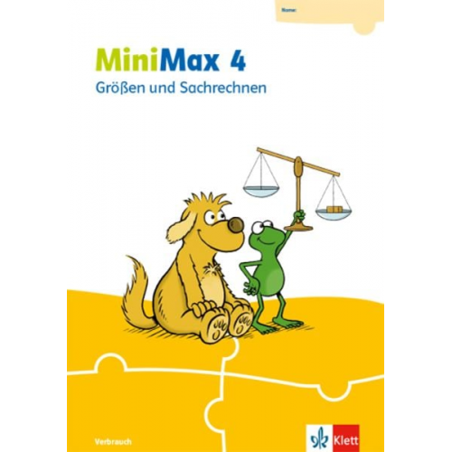 MiniMax 4. Themenheft Größen und Sachrechnen - Verbrauchsmaterial Klasse 4