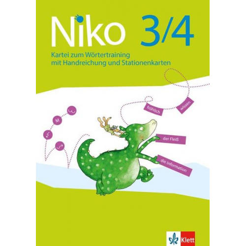 Niko. Kartei zum Wörtertraining mit Handreichungen und Stationenkarten. 3./4. Schuljahr