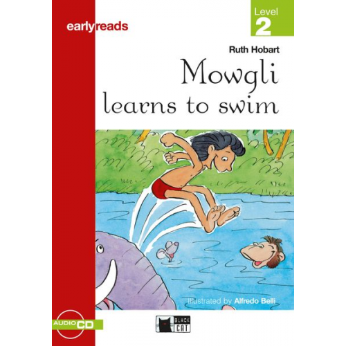 Ruth Hobart - Mowgli learns to swim. Buch + Audio-CD