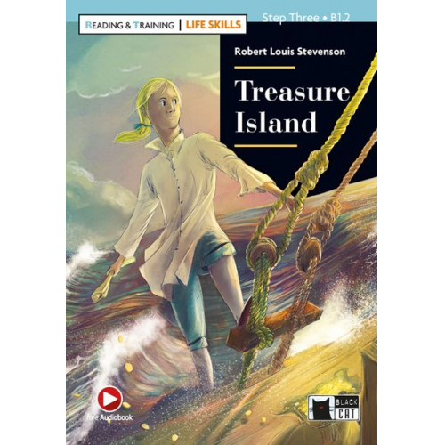 Robert Louis Stevenson - Treasure Island. Buch + Audio-Angebot