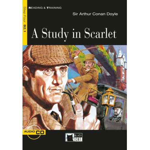 Arthur Conan Doyle - A Study in Scarlet. Buch + Audio-CD