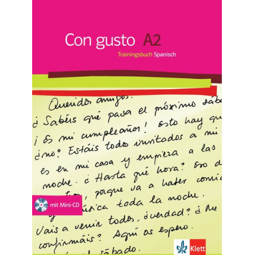 Celia; Narvajas Colon  Eva; Pérez Cañizares  Pilar; Colon  Eva Narvajas; Cañizares  Pilar Perez; VonJaen Rodrigo  Celia; Narvajas Colon  Eva; Pérez Cañizares  Pilar Jaen Rodrigo - Con gusto. Trainingsbuch mit Mini-CD - A2