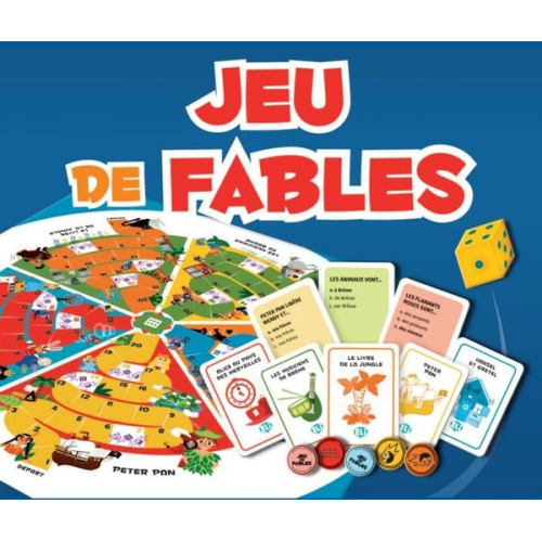 Jeu de fables. Gamebox mit 132 Karten, Spielplan + Download